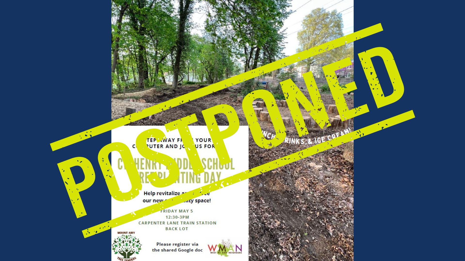 middle school tree planting day large postponed – 20230505