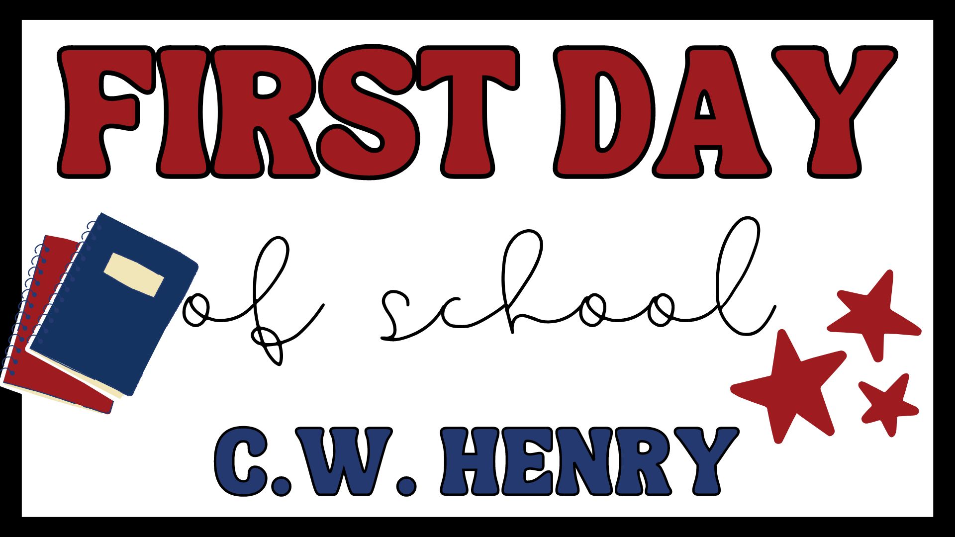 first day of school – 2023
