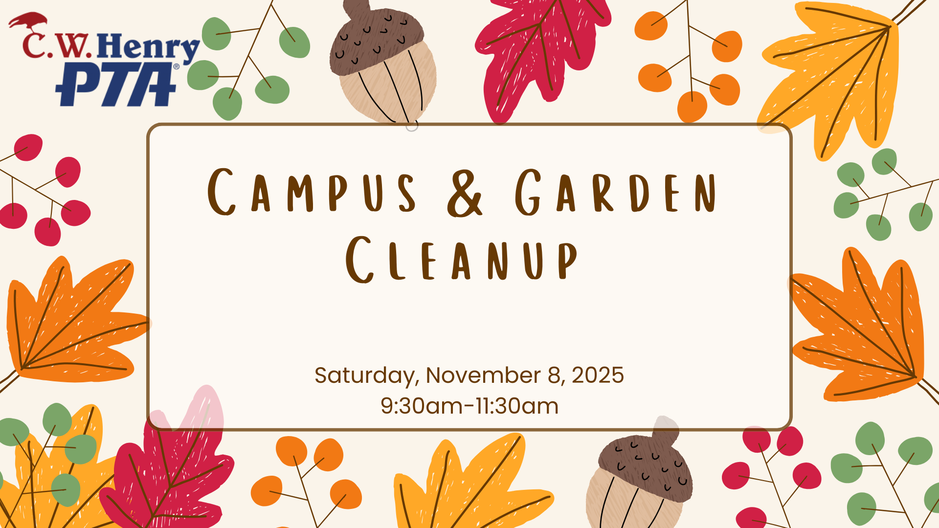 campus & garden cleanup – 20251108